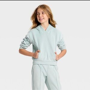 All in Motion Girls Cozy Ribbed Hoodie